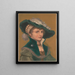 Chef de femme patricienne - Louis Prang — ingelijst kunstwerk aan de muur