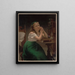 De gebed van de jonge meisjes - Louis Prang — ingelijst kunstwerk aan de muur