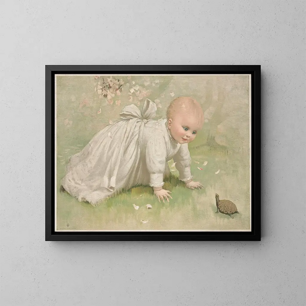 Wat is het? - Louis Prang — ingelijst kunstwerk aan de muur