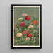 Bloemen - Louis Prang Co — ingelijst kunstwerk aan de muur