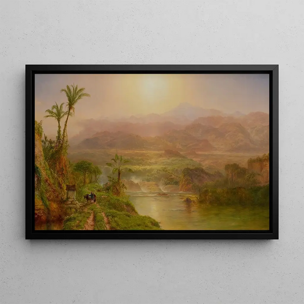 Louis Remy Mignot - Lagoon of the Guayaquil River Ecuador.webp