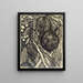 Frites - Louis Soutter — framed artwork on a wall
