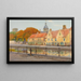 Quai aan Brugge - Louis Titz — ingelijst kunstwerk aan de muur