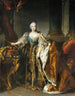 Élisabeth Petrovna - Louis Tocqué — weergave van het kunstwerk