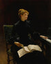 De pianoles - Louis Tribout — weergave van het kunstwerk