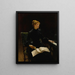De pianoles - Louis Tribout — ingelijst kunstwerk aan de muur