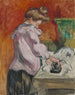 La Repasseuse - Louis Valtat — weergave van het kunstwerk