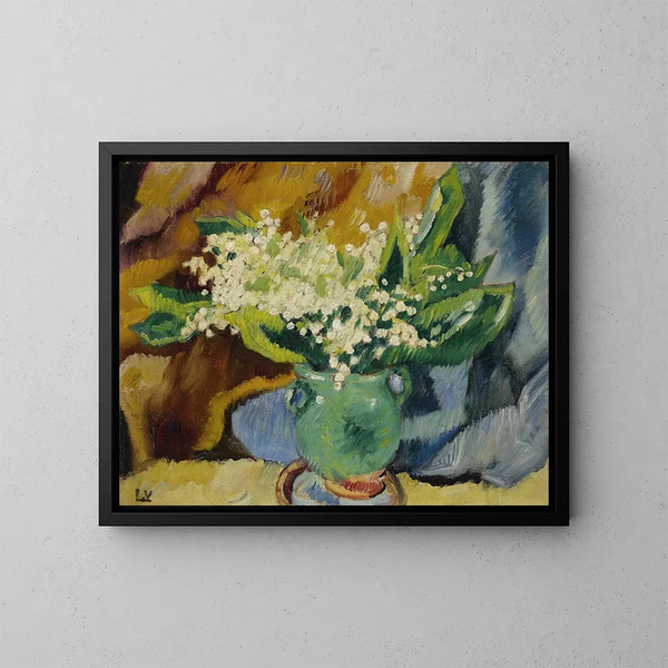 Het potje lelietje-van-dalen - Louis Valtat — ingelijst kunstwerk aan de muur