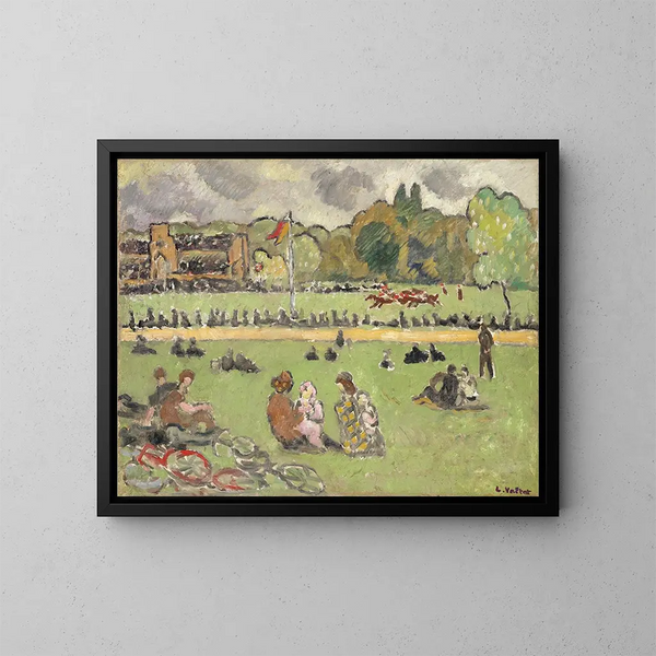 Les Courses - Louis Valtat — ingelijst kunstwerk aan de muur