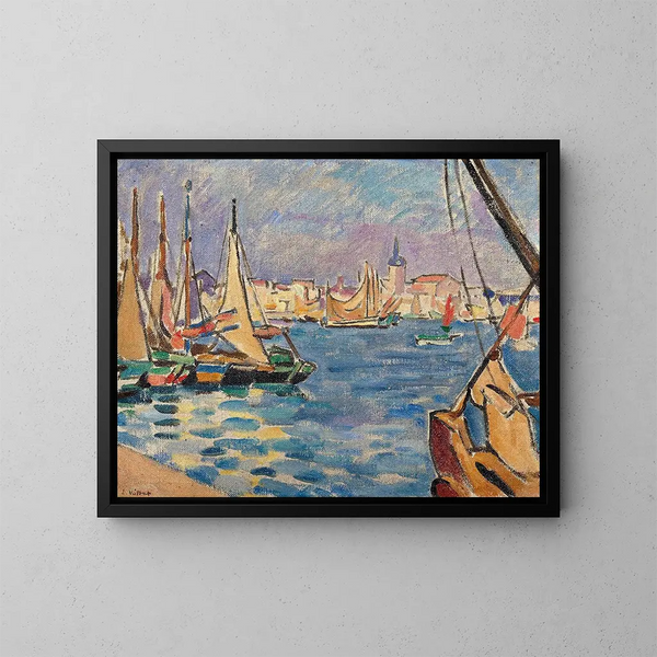 Les Sables-d'Olonne - Louis Valtat — ingelijst kunstwerk aan de muur