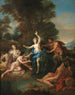 Pan en Syrinx - Louis de Boullogne de Jonge — weergave van het kunstwerk