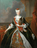Portret van Marie-Josèphe van Oostenrijk - Louis de Silvestre — weergave van het kunstwerk