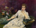 La Dame aux fleurs - Louise Abbema — weergave van het kunstwerk