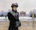 Winterwandeling in Parijs - Louise Abbema — weergave van het kunstwerk