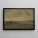 Landschap bij Gyrstinge - Louise Ravn-Hansen — ingelijst kunstwerk aan de muur