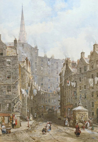 Louise Rayner - Fort at the West Bow Edinburgh.webp
