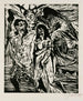 Expulsie uit het paradijs - Lovis Corinth — weergave van het kunstwerk