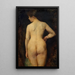 Nu vrouwelijk - Lovis Corinth — ingelijst kunstwerk aan de muur