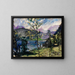 Landschap aan de Walchensee - Lovis Corinth — ingelijst kunstwerk aan de muur