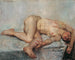 Vrouwelijk naakt liggend - Lovis Corinth — weergave van het kunstwerk