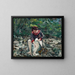 Meis in de beek - Lovis Corinth — ingelijst kunstwerk aan de muur