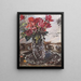 Rode Rozen - Lovis Corinth — ingelijst kunstwerk aan de muur
