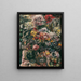 Natuurlijke stilleven met chrysanten en amaryllissen - Lovis Corinth — ingelijst kunstwerk aan de muur