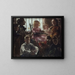 De familie van de schilder Fritz Rumpf - Lovis Corinth — ingelijst kunstwerk aan de muur