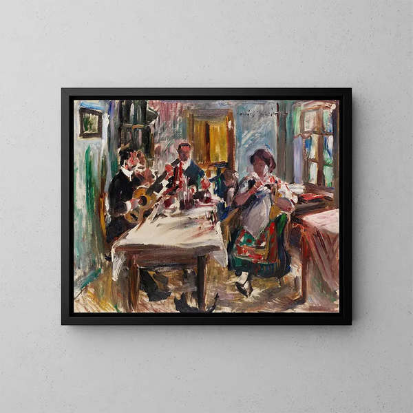 Landelijke Tiroler Salle - Lovis Corinth — ingelijst kunstwerk aan de muur
