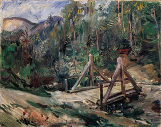Lovis Corinth - Tiroler Landschaft Mit Brcke.webp