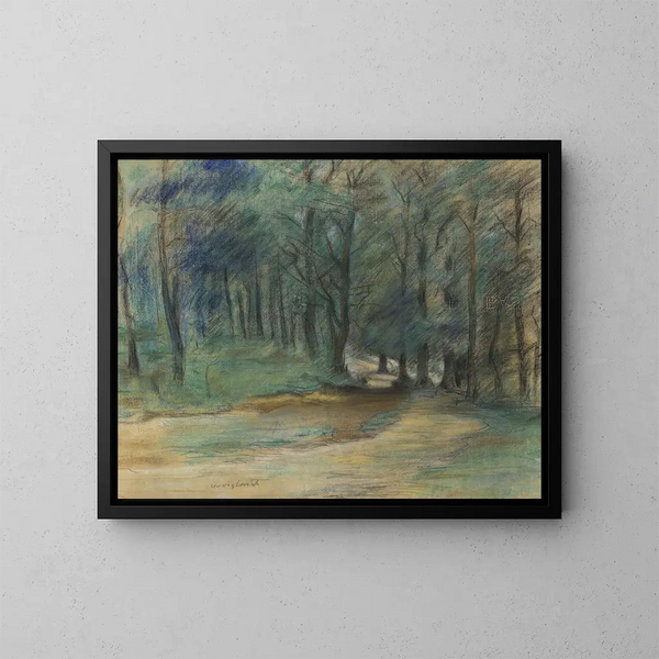 Bospaad - Lovis Corinth — ingelijst kunstwerk aan de muur