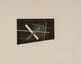compositie - László Moholy-Nagy — weergave van het kunstwerk
