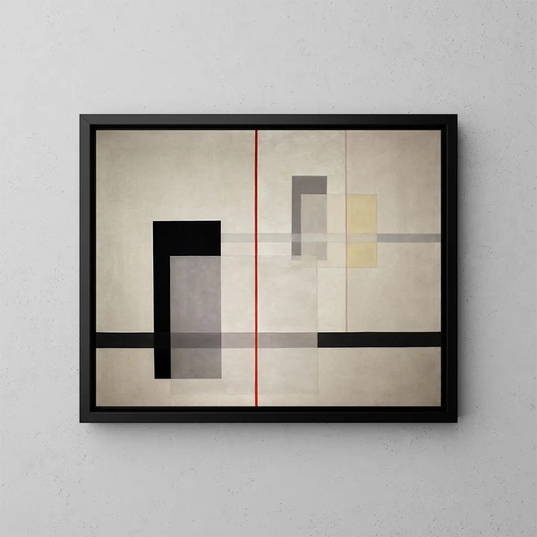 K VII - László Moholy-Nagy — ingelijst kunstwerk aan de muur