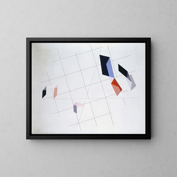L IV - László Moholy-Nagy — ingelijst kunstwerk aan de muur