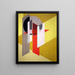 Z VII - László Moholy-Nagy — ingelijst kunstwerk aan de muur