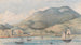 Vue de Hobart, Tasmanië - Lt Gen Charles Emilius Gold — weergave van het kunstwerk