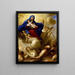 De Maagd met Kind met de zielen van het vagevuur - Luca Giordano — ingelijst kunstwerk aan de muur