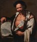 Democritus - Luca Giordano — weergave van het kunstwerk