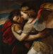 Jacob luttant avec l'Ange - Luca Giordano — weergave van het kunstwerk