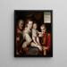 La Sainte Famille et saint Étienne - Luca Longhi — ingelijst kunstwerk aan de muur