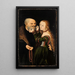 an mismatched couple - Lucas Cranach the Elder — framed artwork on a wall