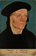 Portret van de hervormer Georg Spalatin - Lucas Cranach de Oude — weergave van het kunstwerk