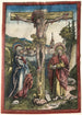 Christus aan het kruis tussen de Maagd en Sint Jan - Lucas Cranach de Oude — weergave van het kunstwerk