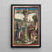 Christus aan het kruis tussen de Maagd en Sint Jan - Lucas Cranach de Oude — ingelijst kunstwerk aan de muur