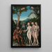 Jugement de Pâris - Lucas Cranach l'Ancien — ingelijst kunstwerk aan de muur