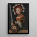 Judith met het hoofd van Holofernes - Lucas Cranach de Oude — ingelijst kunstwerk aan de muur