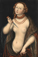 Lucrèce - Lucas Cranach de Oude — weergave van het kunstwerk