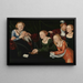 Oudeman verleid door courtisanes - Lucas Cranach de Oude — ingelijst kunstwerk aan de muur