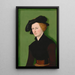 Portret van een vrouw - Lucas Cranach de Oude — ingelijst kunstwerk aan de muur