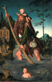 Sint-Christoffel - Lucas Cranach de Oude — weergave van het kunstwerk